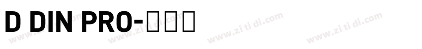 D DIN PRO字体转换